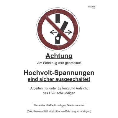 SWSTAHL Verbotsschild 07335L