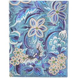 Paperblanks, Heft + Block, NotizbuchBlaueWeide (Blanko, Harter Einband)