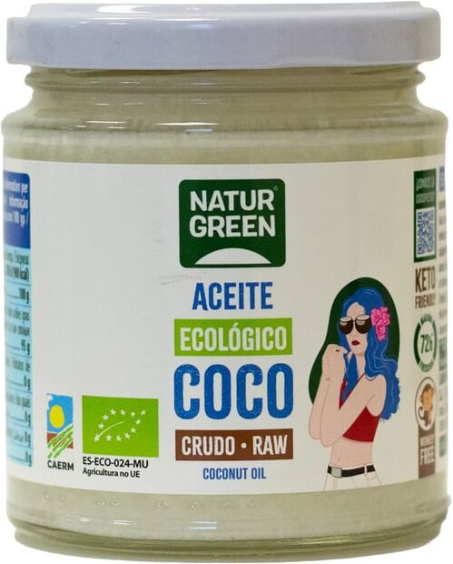 NaturGreen Óleo de Coco Virgem Bio 200g