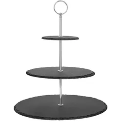 Olympia Etagere Schiefer 3 Etagen