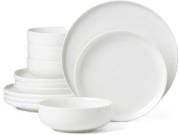 Oneida 24 Seven White 12 Piece Dinnerware Set