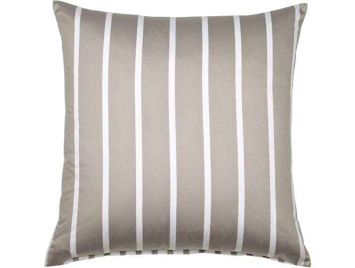 Kissenbezug JANINE modernclassic 39028-28 , braun (vulkan), B:80cm L:80cm, Mako-Satin, Obermaterial: 100% Baumwolle, Kissenbezüge, Kissenbezug, mit Reissverschluss