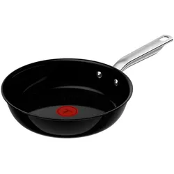 Tefal Padella in Ceramica Experience, Pfanne + Kochtopf, Schwarz