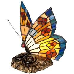 Elstead Lighting, Tischlampe, Tiffany Animal Lamps LED Tischleuchte G9 Architektonische Bronze (240 lm, G9)