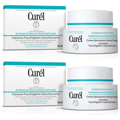 Curel intensive Feuchtigkeits-Gesichtscreme 2x 2x40 g Creme