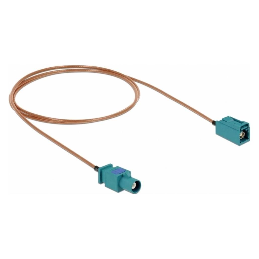 Delock Antennenkabel FAKRA Z Stecker > FAKRA Z Buchse RG-316 0,5 m (90002)