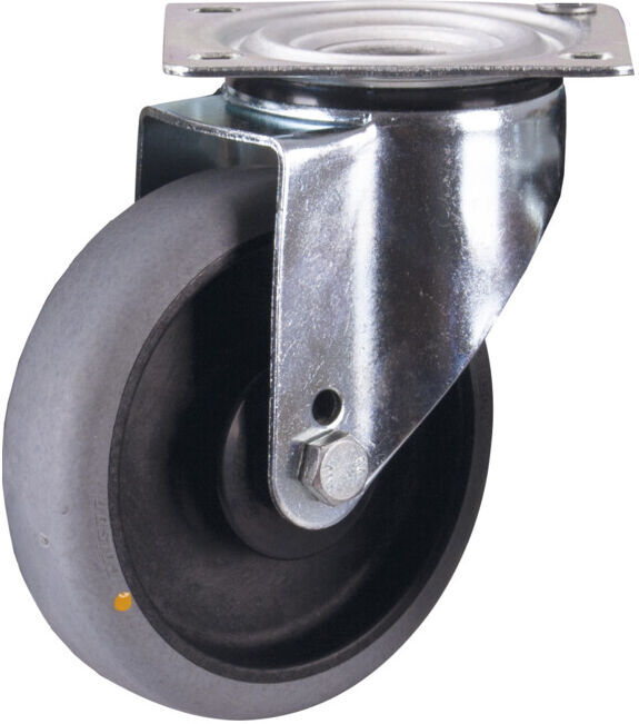VARIOfit Roulette pivotante 160 × 40 mm gris électriquement conducteur (lpg-160.036)