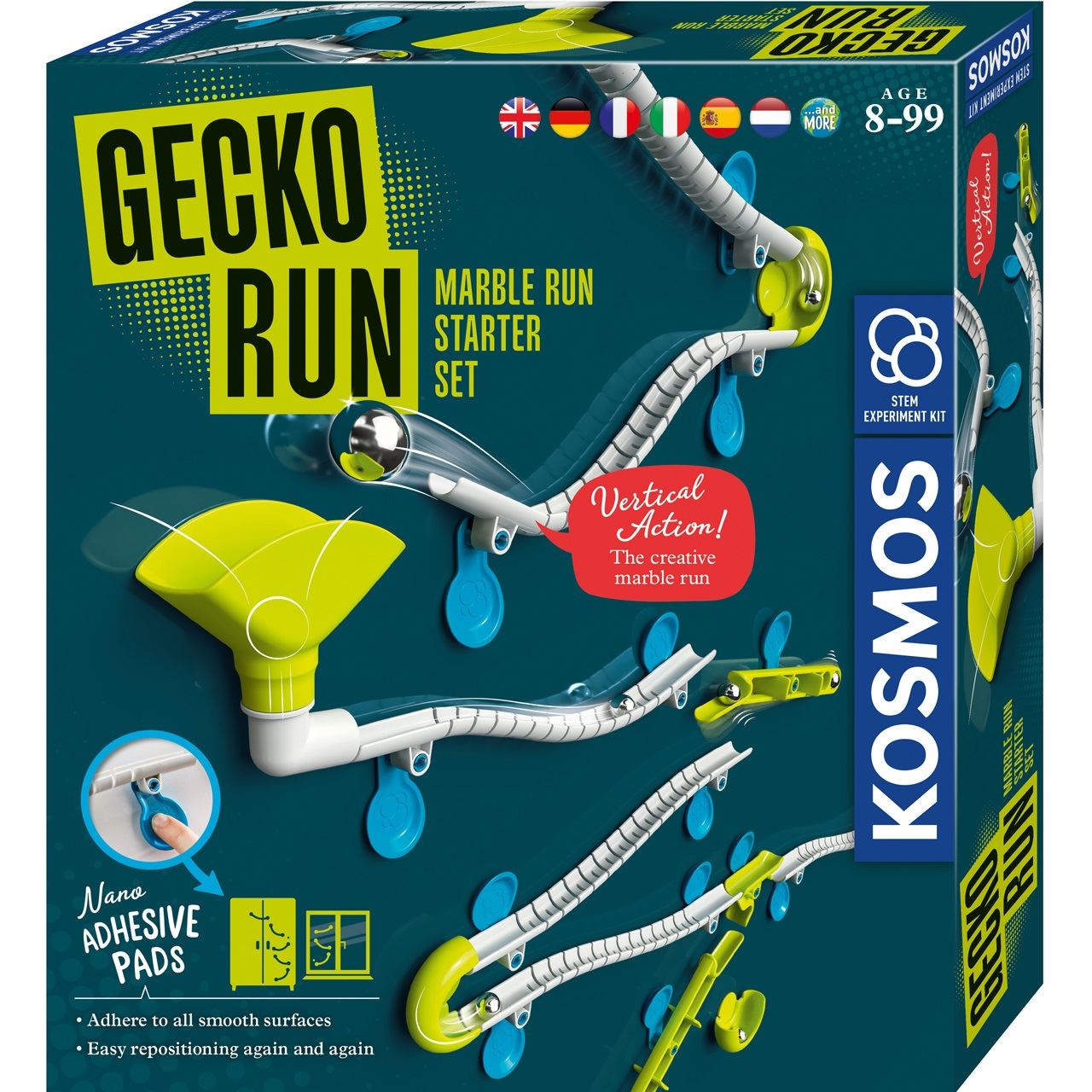 Kosmos Gecko Run - Marble Run Starter Set V1 (internationale Version)