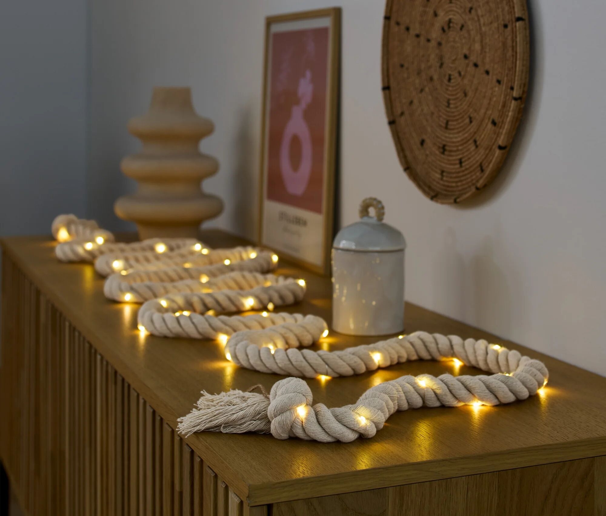 LED-Lichterkette »Tau« - beige