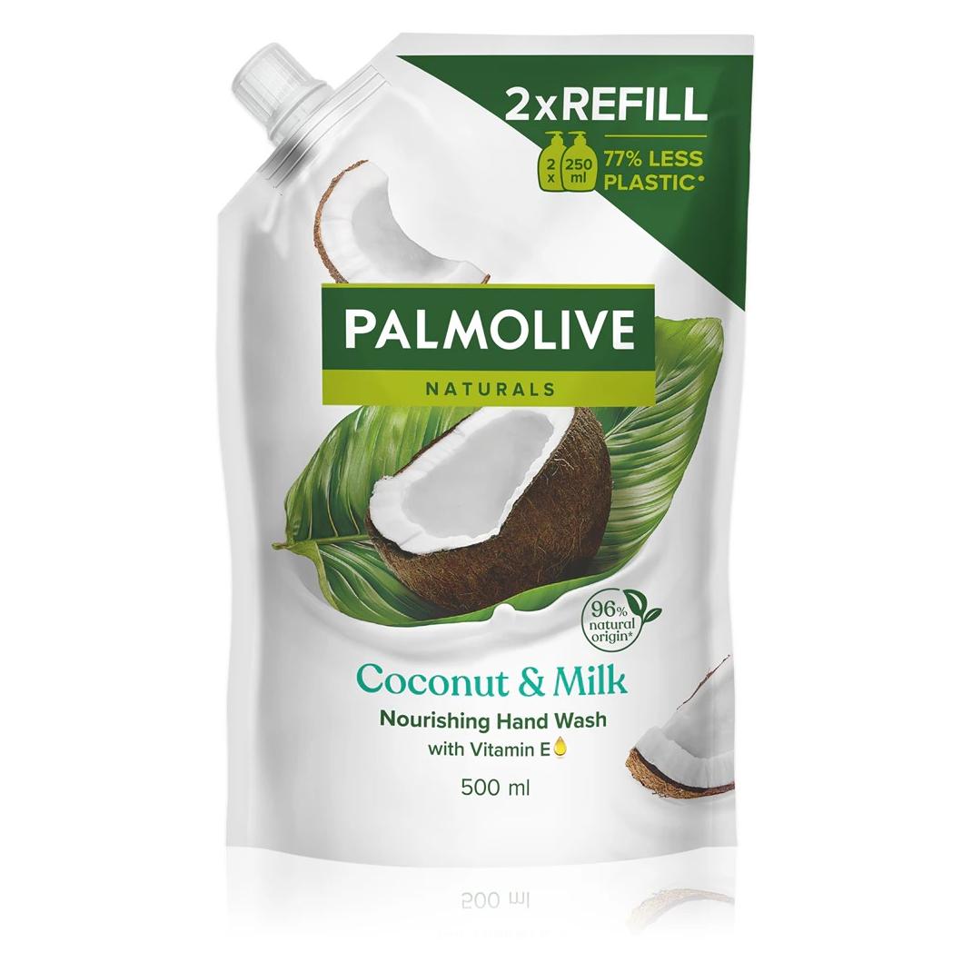 Palmolive Naturals Kokosnuss & Milch Flüssigseife Nachfüllpackung (Flüssigseife, Handseife Nachfüllpackung, 500 ml) (61758438)