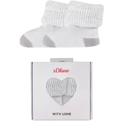 s.Oliver Originals Baby-Socken in Geschenkbox 9202 - fog