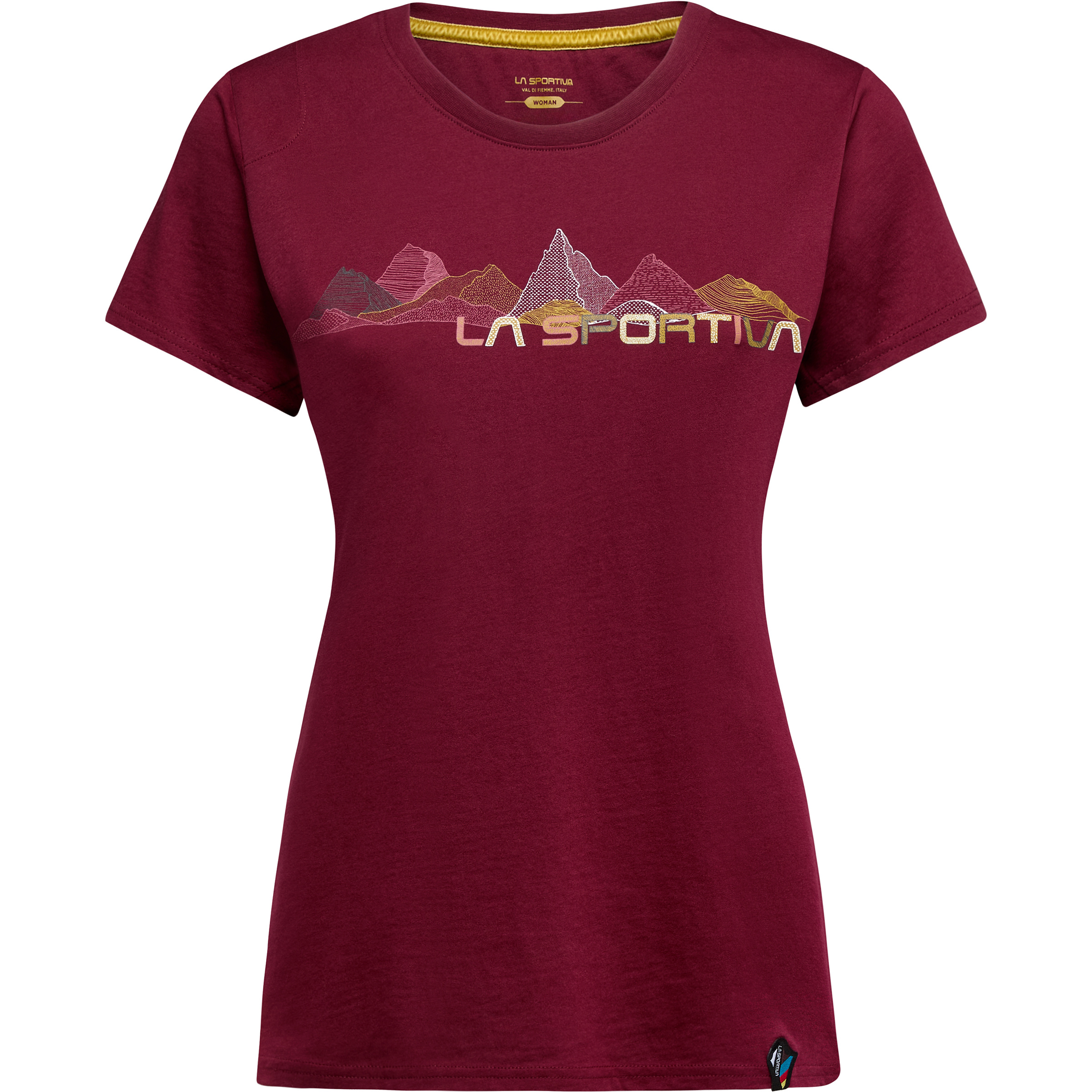 La Sportiva Peaks Damen T-Shirts rot Größe XS Bouldern | Sportklettern Hautfreundlich