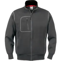 Sweatjacke "1747 DF" - S - dunkelgrau