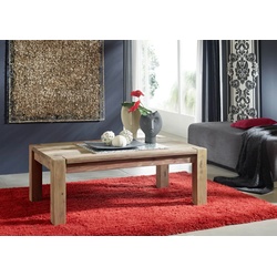 Couchtisch Sheesham 120x70x45  grau geölt NATURE GREY #09