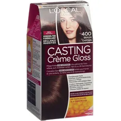 2x L'Oréal Paris, Haarfarbe, Casting Creme (400 Braun)
