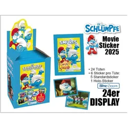 Dorbena, Sticker, Die Schlümpfe – Movie 2025 Sticker – 24er DISPLAY (24 Sticker)