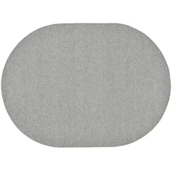 Handweb-Teppich   ¦ grau ¦ Wolle,Baumwolle ¦ Maße (cm): B: 90