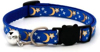 Inspire Essentials Colorful Paw Print Pet Collar With Bell 11