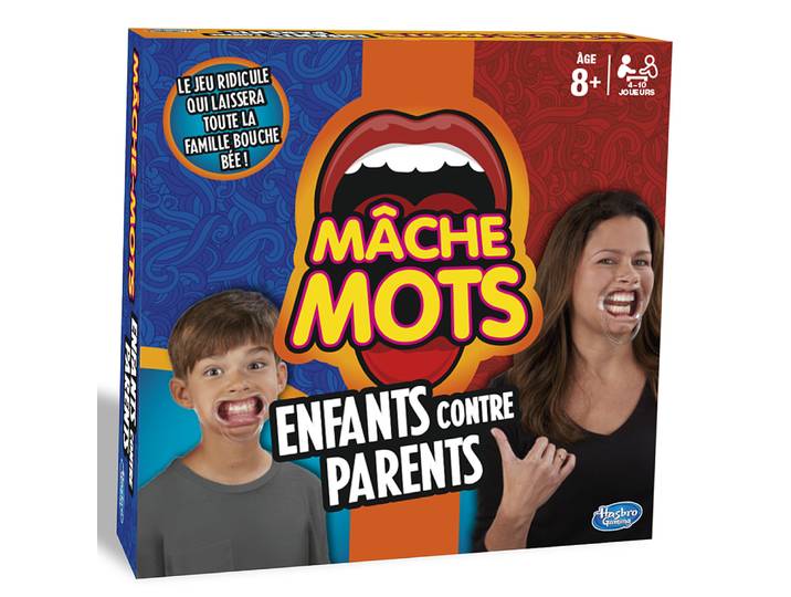 Mâche-Mots Enfants Contre Parents - Jeu de societe de rapidité