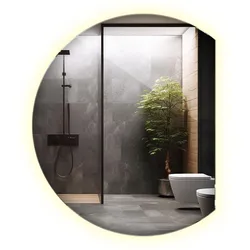 LED SPIEGEL 74 cm x 90 cm Asymmetrische Form Neutralweiß 4000 K