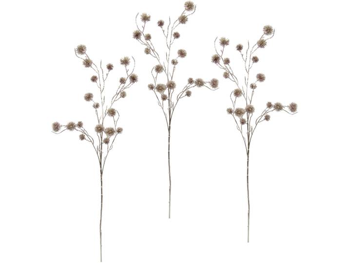 Kunstblume I.GE.A. Distel , rosa, B:18cm H:100cm L:6cm, Obermaterial: 100% Kunststoff, Kunstpflanzen, Kunstblume, Künstlicher Mini Distelzweig, gold Metallic, 3er Set