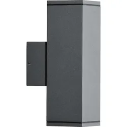 Gnosjö Konstsmide AL Wandleuchte anth-lack/al 7907-370