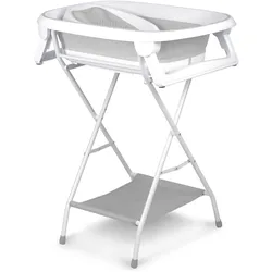 Nukido, Babybadewanne, Faltbare Babybadewanne mit Gestell und Thermometer
