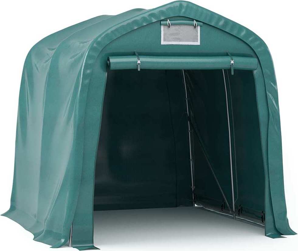 vidaXL Garagenzelt PVC 1,6x2,4 m Grün