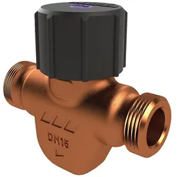Zirkulationsregulierventil ETA-Therm, 62 °C bis 64 °C, DN 15 (1/2''), AG flachdichtend