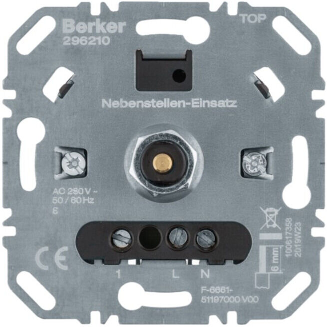 berker Module secondaire Variateur rotatif universel Confort Softstart 296210 (296210)