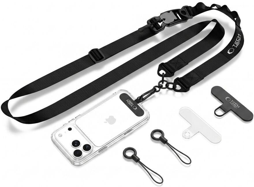 Tech-Protect Rope Crossbody Strop - Sort