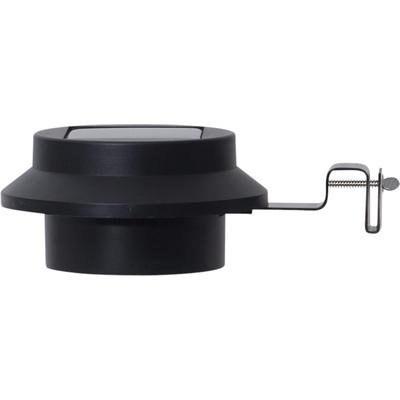 LED Solarleuchte "Solar-Wandlaterne Fency", schwarz, B:12cm H:6cm L:12cm T:16,5cm, PARFORCE TRADITIONAL HUNTING, Leuchten, für Zaun oder Garten geeignet, Dämmerungssensor