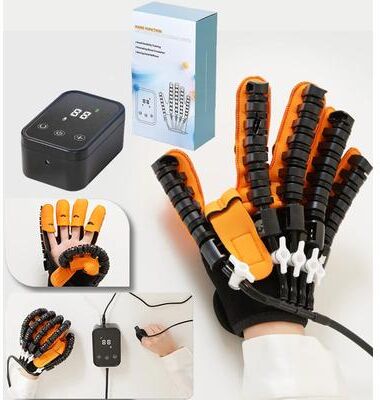Inspired Finds Intelligent Hand Rehabilitation Robot Gloves For Stroke Recovery Finger Therapy And Mobility Training silver Right Hand l