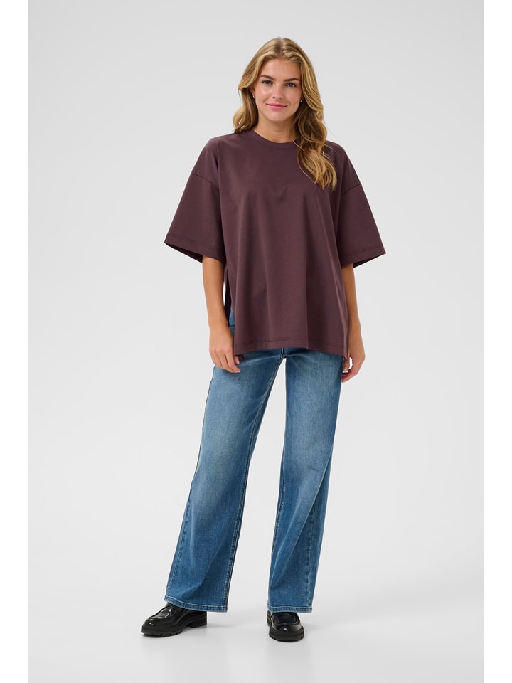 Kaffe Shirt in Braun - L