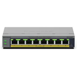 Netgear GS108EP (8 Ports), Netzwerk Switch, Grau