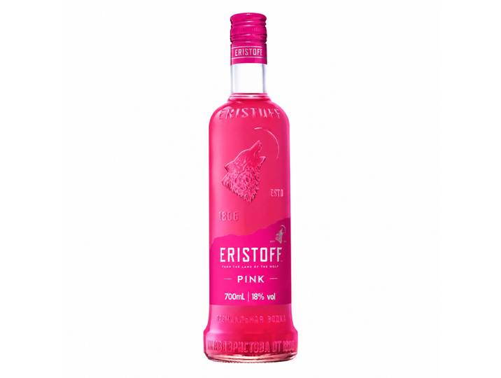 ERISTOFF Boisson à base de vodka aromatisée pink 18% vol 70cl