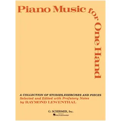 Piano Music for 1 Hand, Fachbücher
