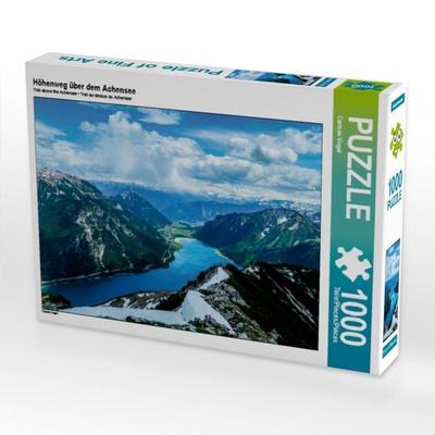 CALVENDO Puzzle Höhenweg über dem Achensee | 1000 Teile Lege-Größe 64x48cm Foto-Puzzle für glückliche Stunden