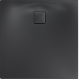 Kaldewei ALUVIA Duschwanne 325311111675 Rutschhemmend, Ablaufloch Ø 90 mm, 90 x 90 x 20 cm, warm grey 90