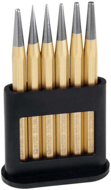 Rennsteig Jeu de chasse-pointes sur support en plastique, Nombre d'outils: 6 (424 121 09 HO)