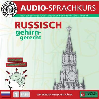 Birkenbihl Sprachen: Russisch gehirn-gerecht, 1 Basis, Audio-Kurs - Vera F. Birkenbihl, Audio, 4056198081198