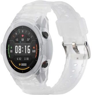 Everyday Crate Xiaomi Watch Color Sport TPU Watch Band Case Protective Armor Unibody Replacement Strap frosted Transparent