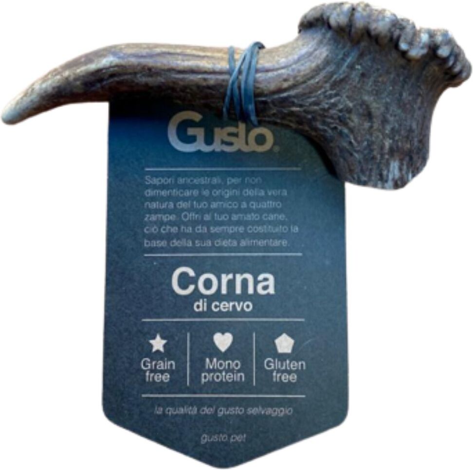 Gusto Corna di Cervo Intere per Cani Masticativo Naturale M 80-129gr