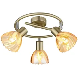 Globo Lighting Strahler   , gold , Maße (cm): H: 19  Ø: 46