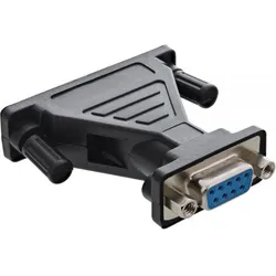 INLINE USB zu Seriell Adapterkabel, Stecker C an 9pol Sub D Stecker, mit mit 9-25pol Adapter, 1,8m