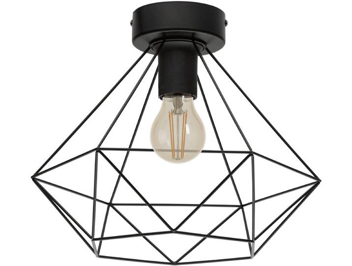 EGLO Tarbes Plafondlamp - E27 - Ø 32\,5 cm - Zwart