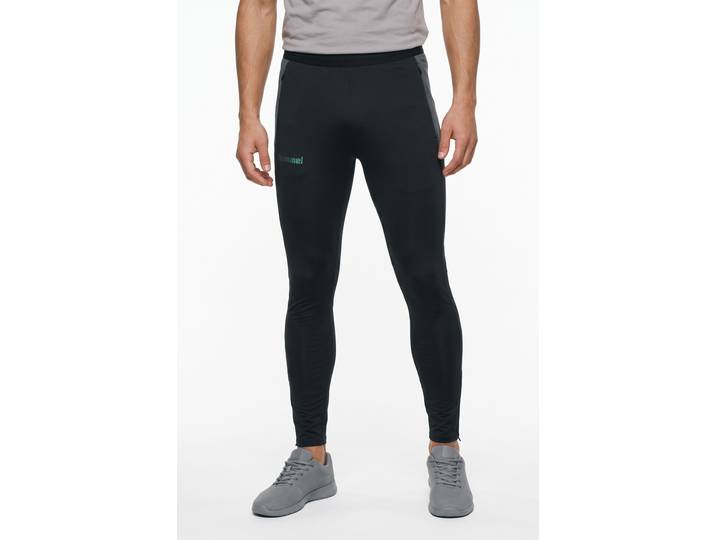 Trainingshose HUMMEL HMLBLAZE26 PRO TRAINING PANTS , Herren, Gr. S, N-Gr, schwarz, Obermaterial: 90% Polyester, 10% Elasthan, Hosen Trainingshose, aus Polyester und Elasthan, sportliche Passform, flexible Passform
