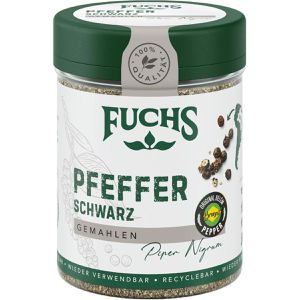 Fuchs Pfeffer Belem, Premium Qualität, gemahlen, schwarz, aus Brasilien, im Streuer, 60 g