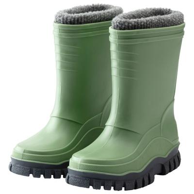 Sterntaler - Kid's Gummistiefel mit Innenschuh - Gummistiefel 28/29 | EU 28-29 grün/oliv
