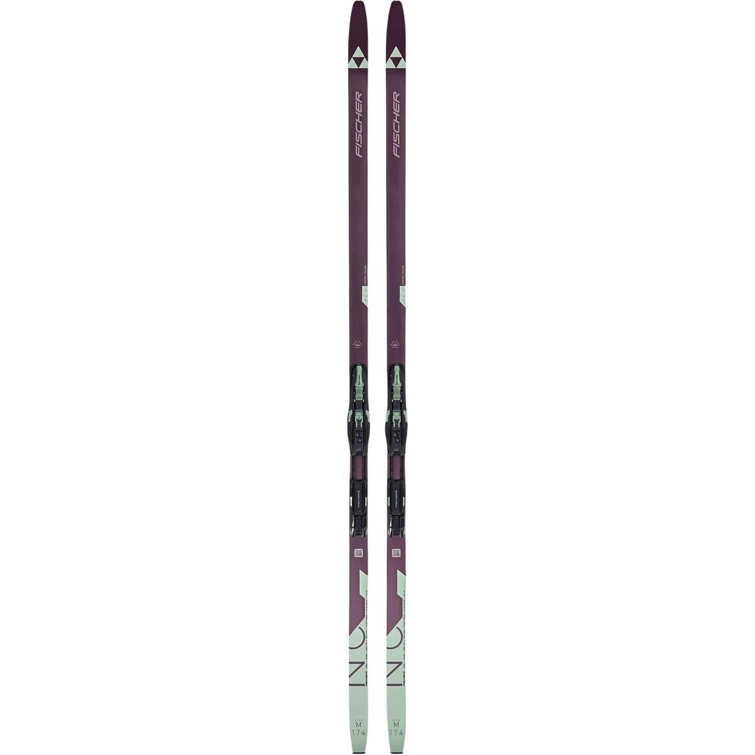 Fischer Inspire EF + Control Step Classicset 26/27 Damen Ski lila Größe 169cm Langlauf Klassik